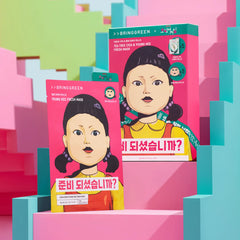 【鱿鱼圈限定版】茶树积雪草&英姬清新面膜 10片装 【鱿鱼圈限定版】茶树积雪草&英姬清新面膜 10片装