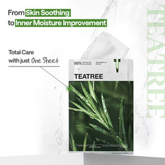 Teatree Essential Mask Calming Moisture 10 Sheets