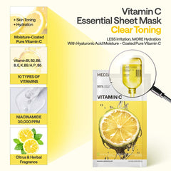 Vitamin C Essential Mask Clear Toning 10 Sheets