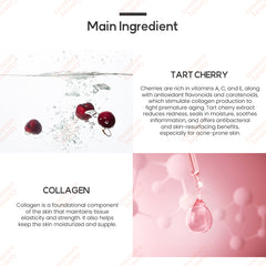 Tart Cherry Collagen Serum Mask