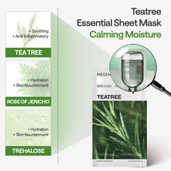 Teatree Essential Mask Calming Moisture 10 Sheets