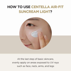 Centella Air-Fit Suncream Light (SPF30 PA++++) 50ml