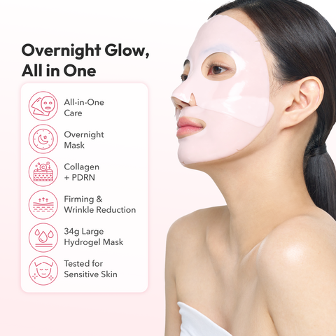 Red Collagen Hydrogel Mask 5 Sheets