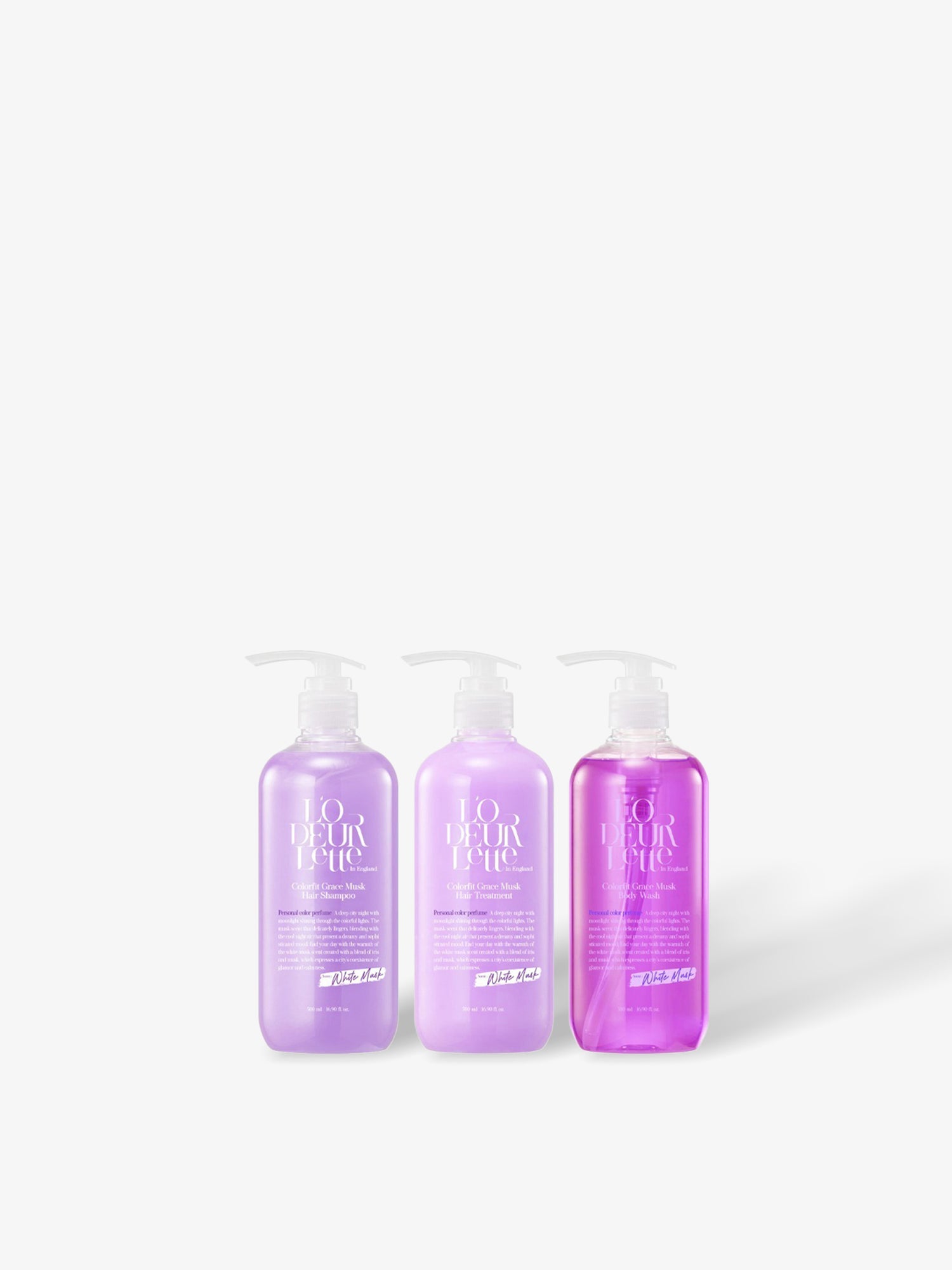 Set para el cabello Grace Musk Colorfit de White Musk