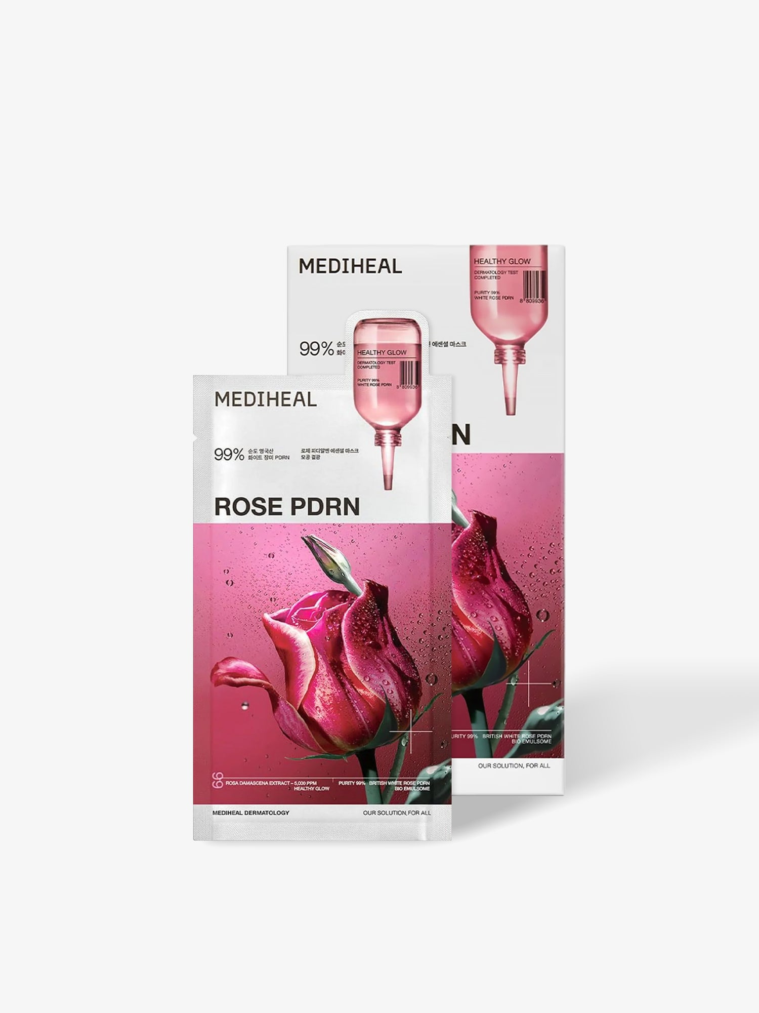 Rose PDRN Essential Mask Healthy Glow 10 Sheets