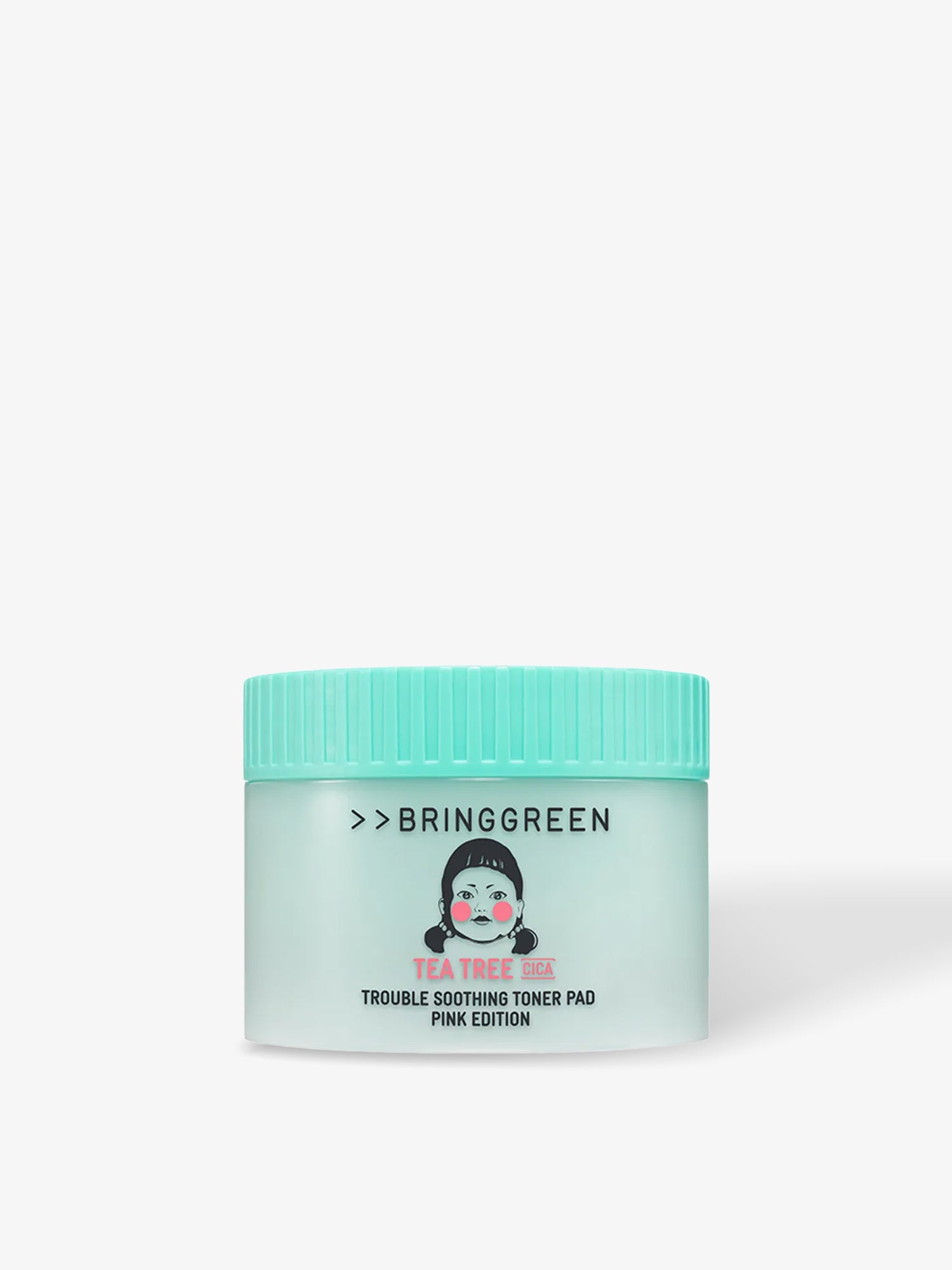 [Edición limitada de El Juego del Calamar] Almohadilla tónica calmante de problemas de árbol de té Cica, edición rosa, 90 almohadillas