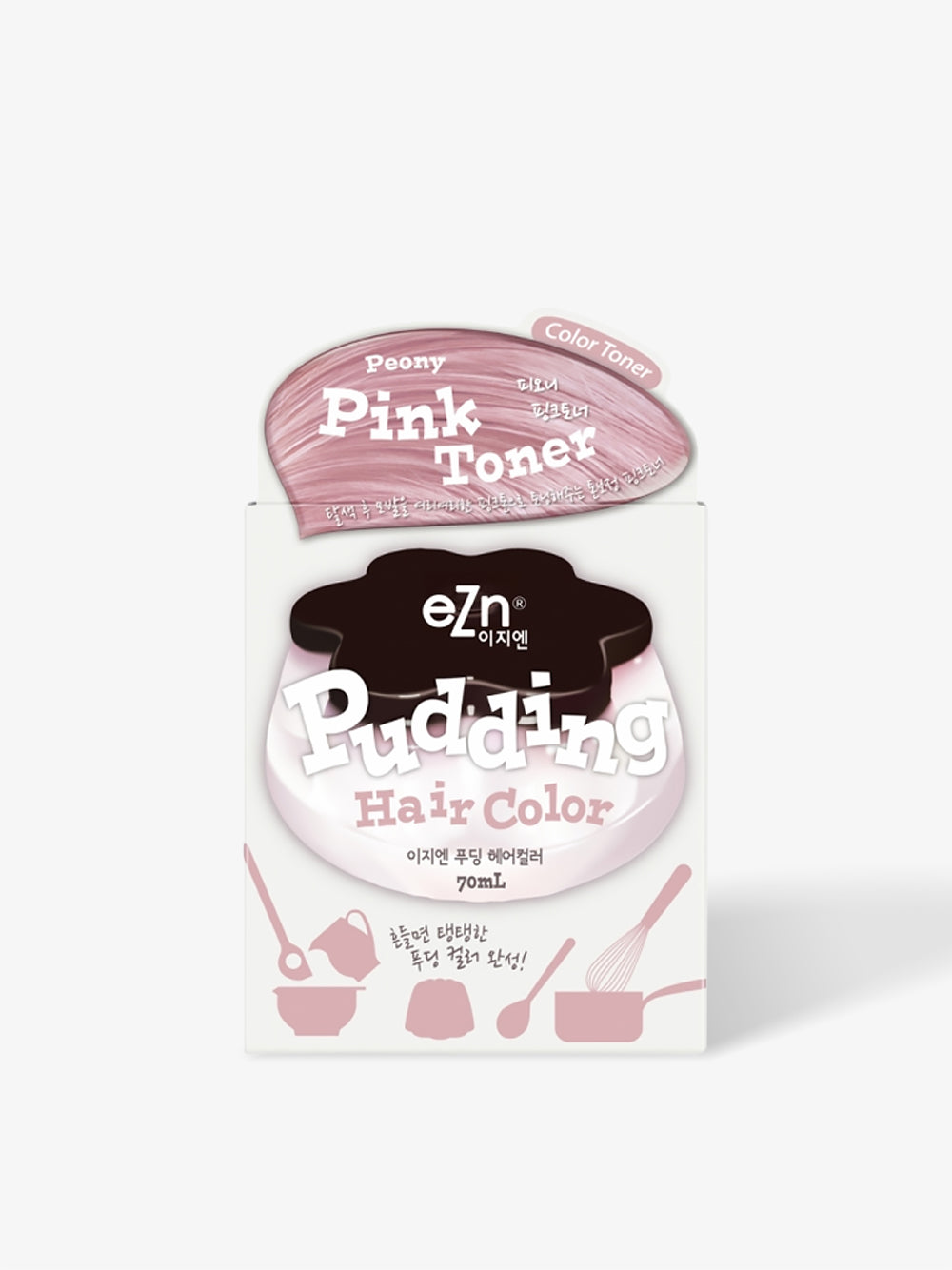 Tinte capilar en polvo rosa peonía (140 ml)