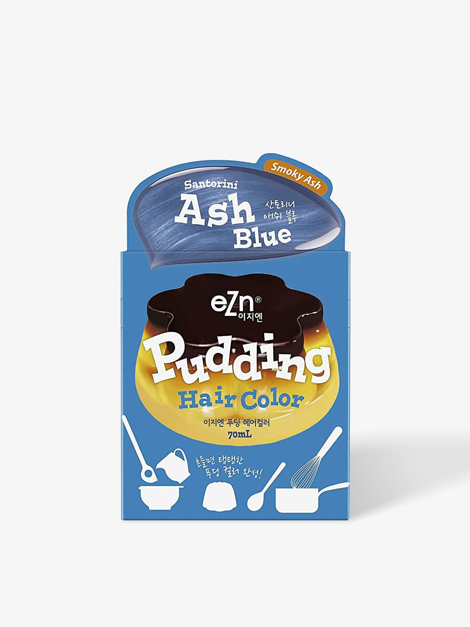 Tinte capilar Santorini Ash Blue Pudding 140 ml