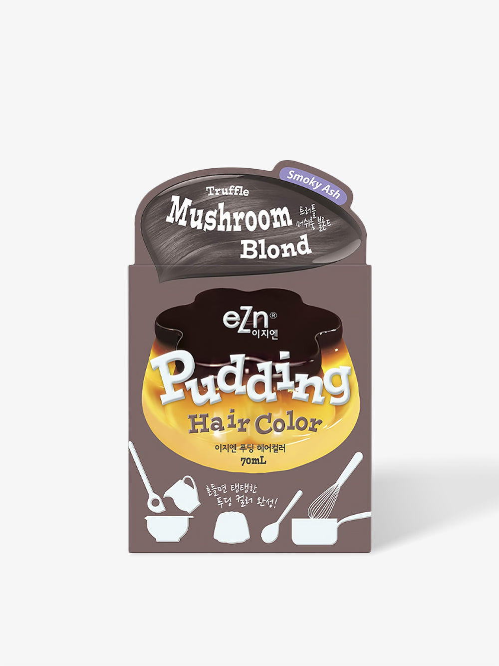 Tinte para el cabello rubio pudín con trufa y hongos, 140 ml