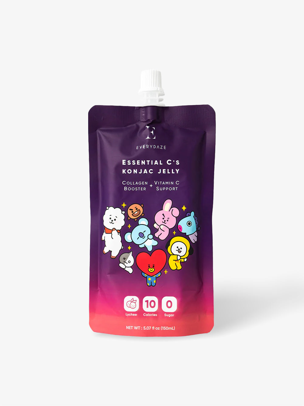 Gelatina de konjac Lychee Essential C's (colágeno + vitamina C)