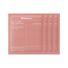 Bio-Collagen Real Deep Mask Sheet 4 Pack