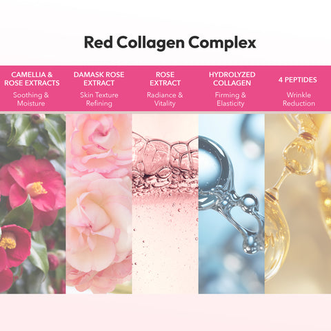Red Collagen Hydrogel Mask 5 Sheets