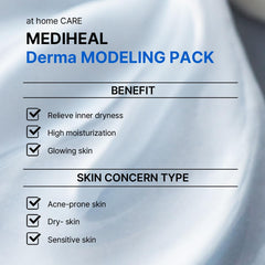 Derma Modeling Pack Hyaluronate Moisture 28g