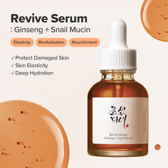 Revive Serum: Ginseng + Snail Mucin 30ml