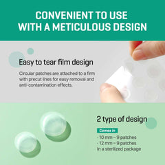 Parche Miracle Clear Spot de 30 días (18 pegatinas)