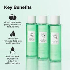Tónico refrescante Green Plum: AHA + BHA 150 ml