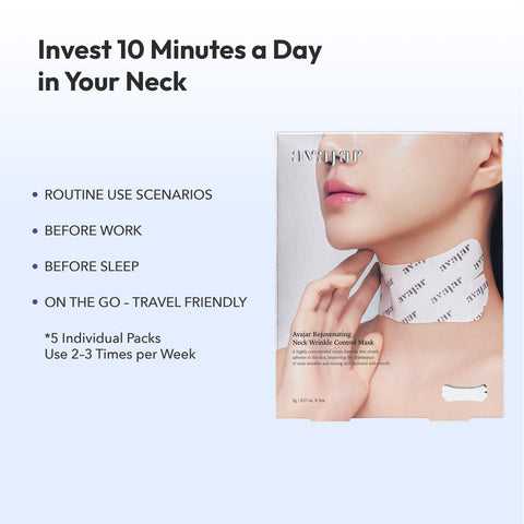 Rejuvenating Neck Wrinkle Control Mask 5 Sheets