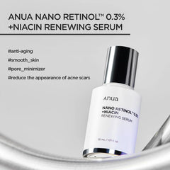 Suero renovador de nano retinol al 0,3 % + niacina 30 ml 