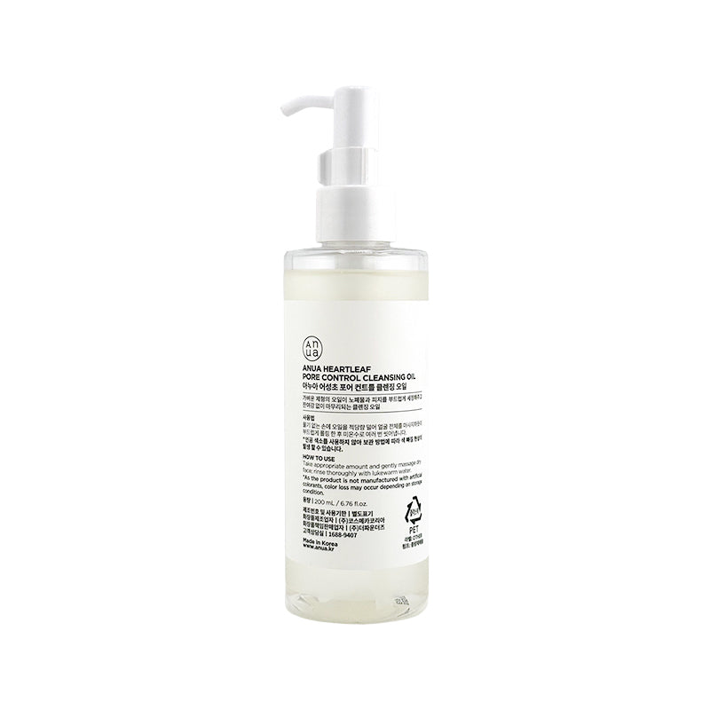Aceite limpiador Heartleaf Pore Control 200 ml