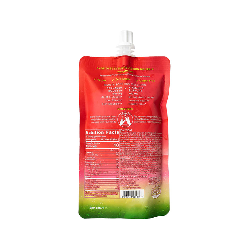 Watermelon Essential C's Konjac Jelly (Collagen + Vitamin C)