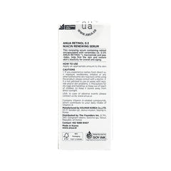 Suero renovador de nano retinol al 0,3 % + niacina 30 ml 