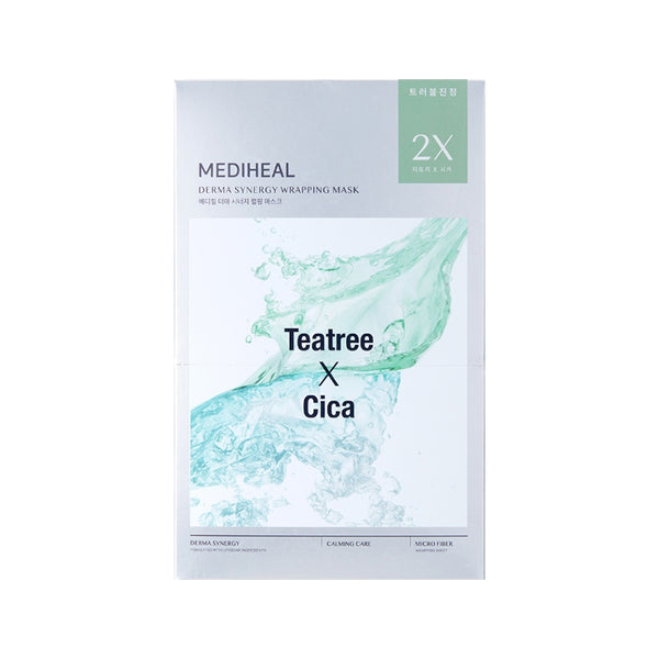 MEDIHEAL Teatree X Cica Calming Care Derma Synergy Wrapping Mask