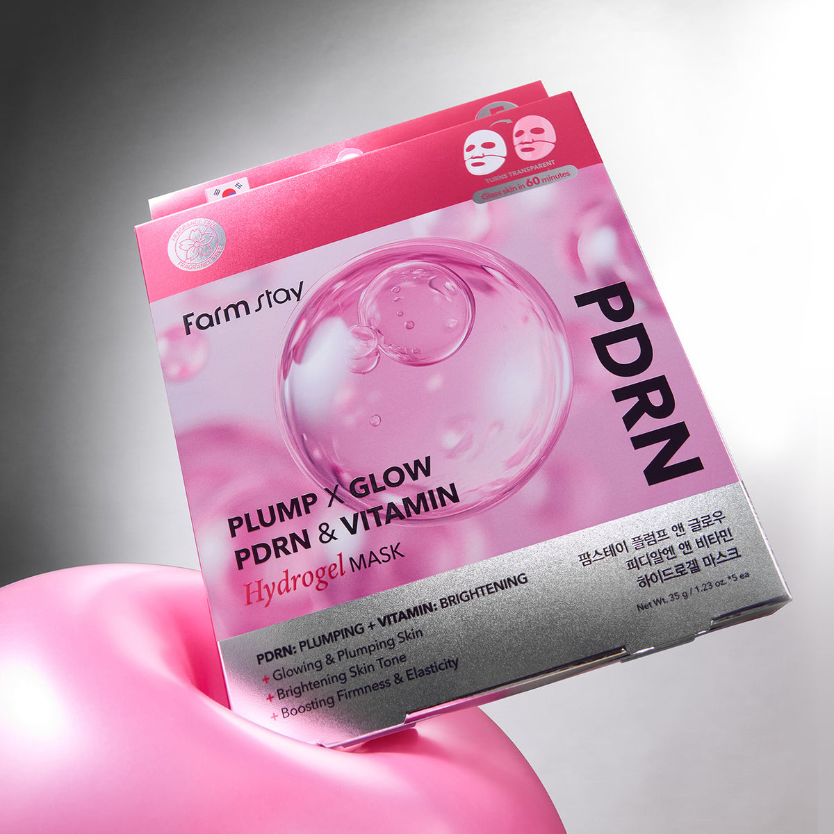 Plump X Glow PDRN & Vitamin Hydrogel Mask 5 Sheets