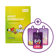 EVERYDAZE x BT21 Green Grape Kombucha + Jelly Sampler