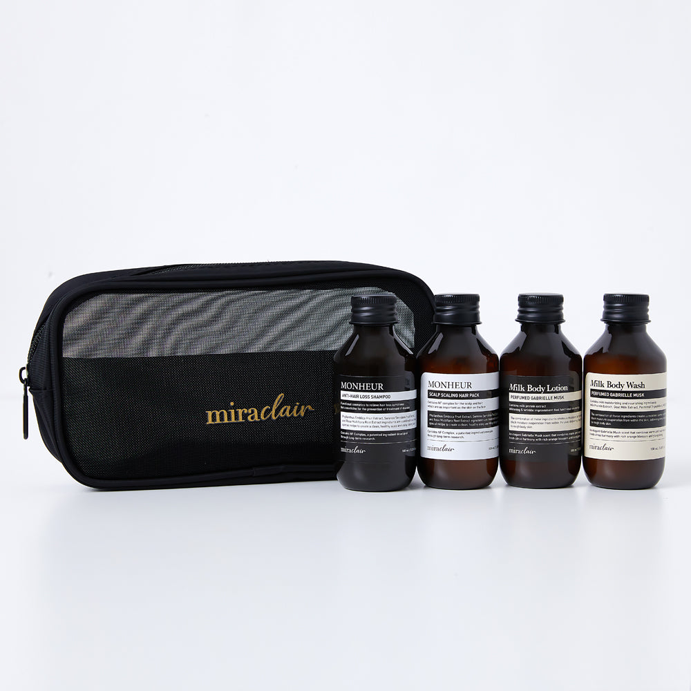 Kit de viaje corporal Monheur &amp; Milk de 100 ml cada uno