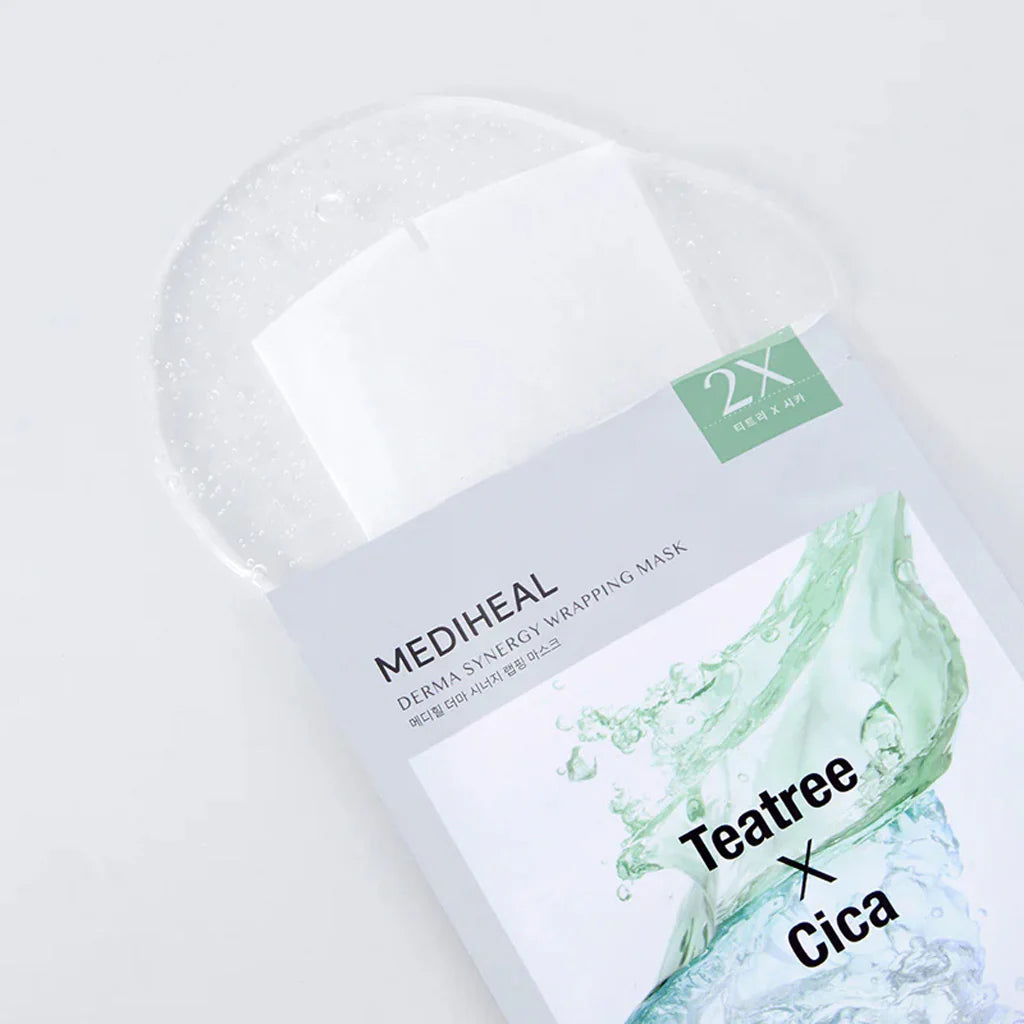 Mascarilla envolvente Derma Synergy de Teatree X Cica Calming Care