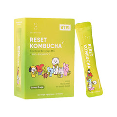 Reset Kombucha Powdered Beverage Mix Green Grape