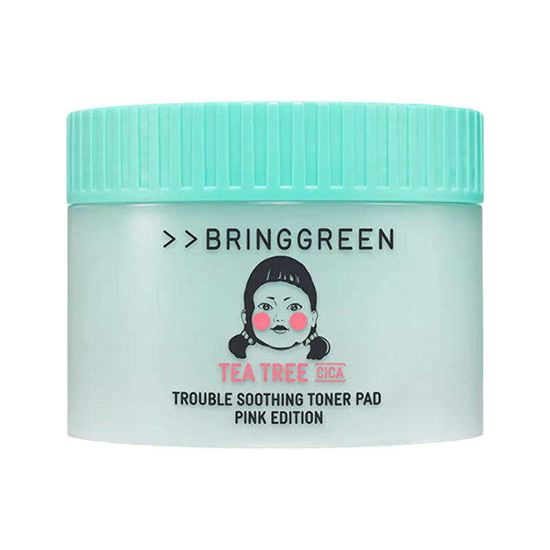 [Edición limitada de El Juego del Calamar] Almohadilla tónica calmante de problemas de árbol de té Cica, edición rosa, 90 almohadillas