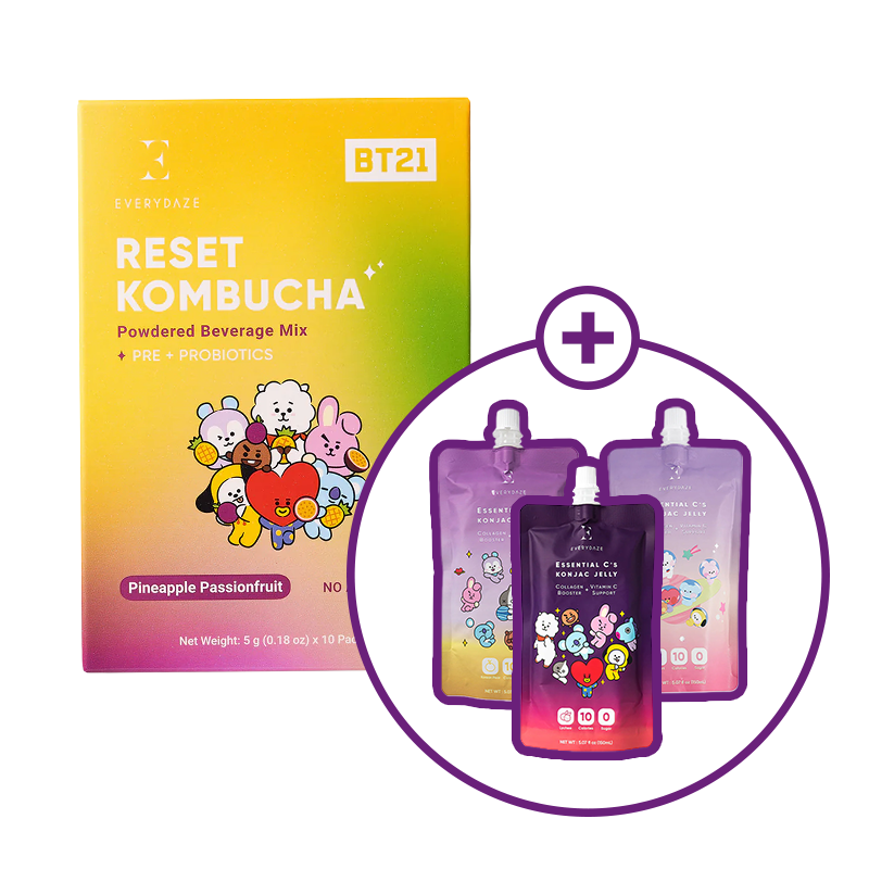 EVERYDAZE x BT21 Pineapple Passionfruit Kombucha + Jelly Sampler