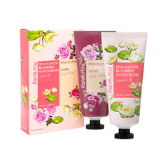 Pink Flower Blooming Hand Cream Duo