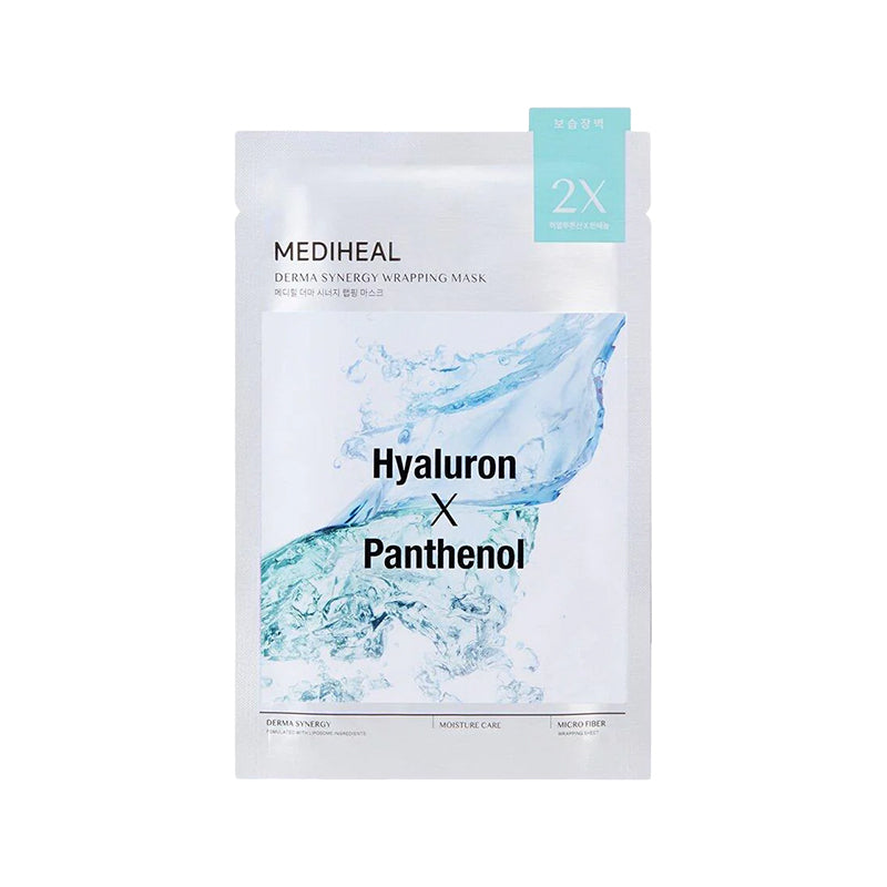 Mascarilla envolvente Derma Synergy para el cuidado hidratante con hialurón y pantenol