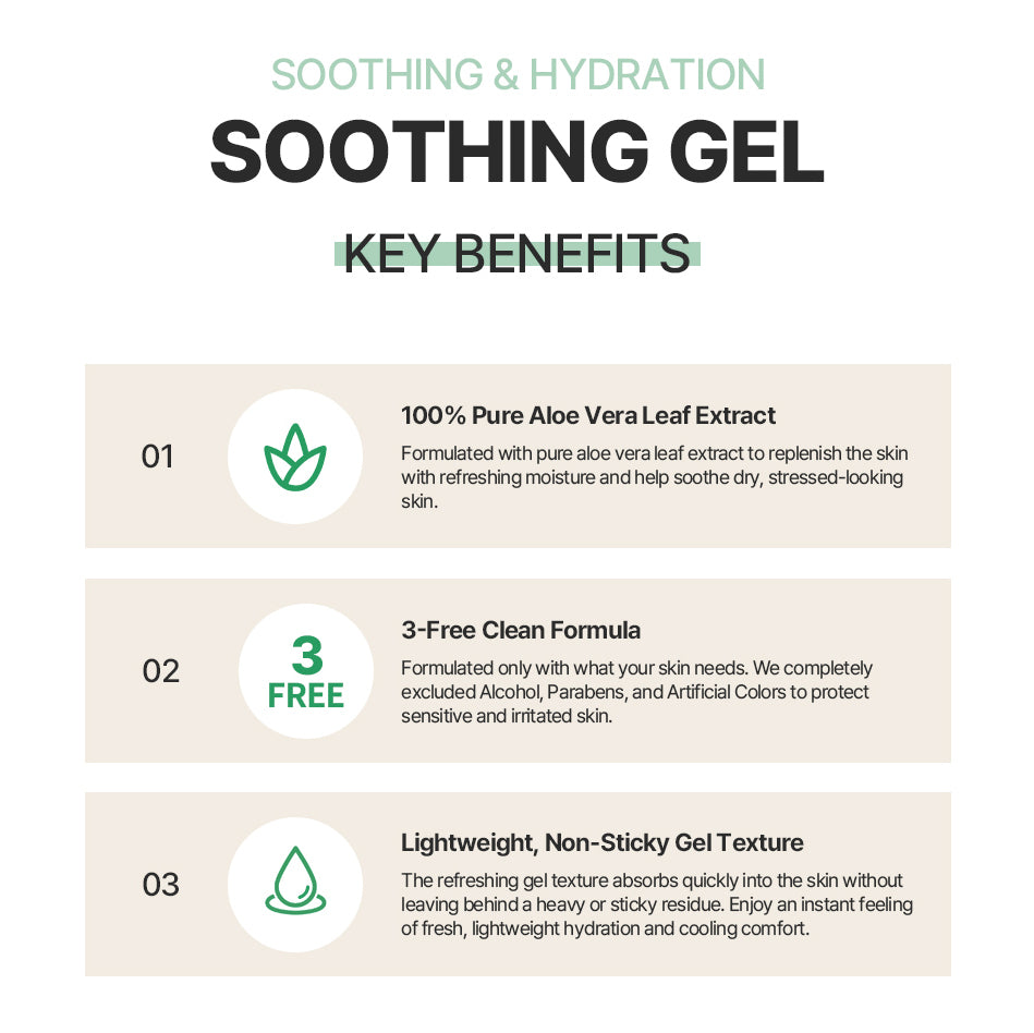 miraclair Aloe Vera 100% Soothing Gel 300ml – Twenties Beauty