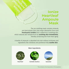 Ionize Heartleaf Ampoule Mask
