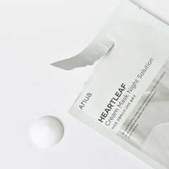 Mascarilla en crema Heartleaf Solución nocturna
