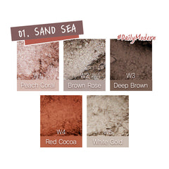 Sand Sea 5 Colors Eyeshadow