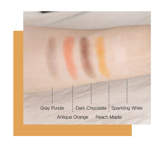 Sunset Glow 5 Colors Eyeshadow