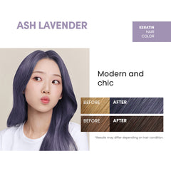 Ash Lavender Keratin Hair Color 120g