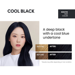 Cool Black Keratin Hair Color 120g