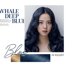 4B Whale Deep Blue Hello Bubble Hair Color 95g