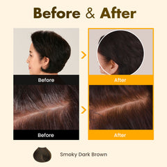 Smoky Dark Brown Shampoo Hair Color & Ampoule 5pcs